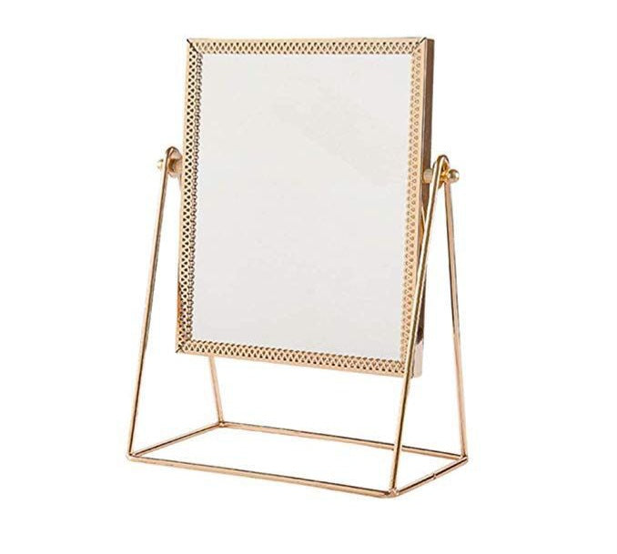 Retro Metal Gold Mirror Rectangle