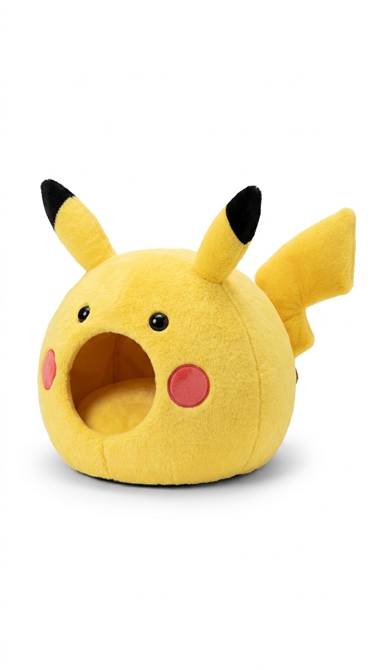 Pikachu Cat Cave Bed