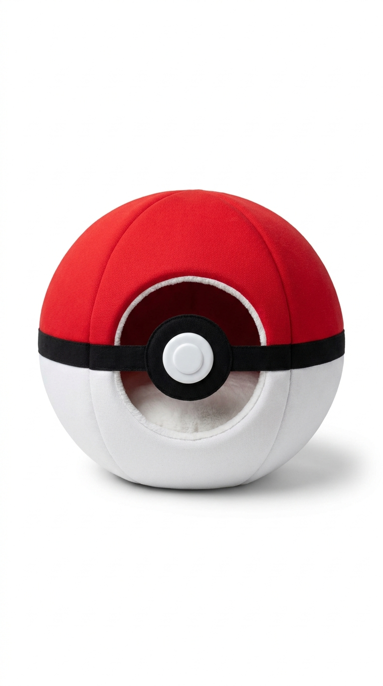 Poké Ball Cat Cave Bed