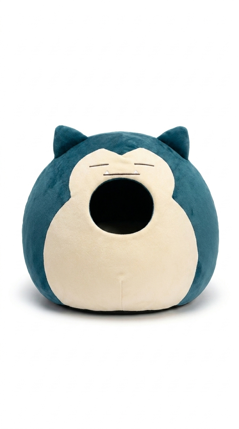 Snorlax Cat Cave Bed